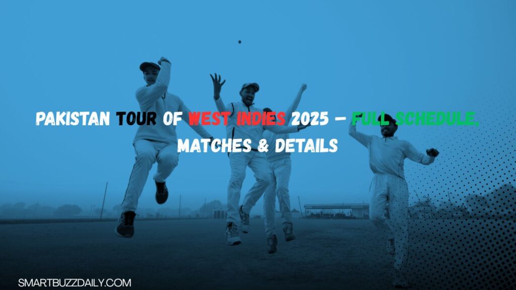 A match schedule graphic listing 6 dates and venues for T20Is and ODIs.